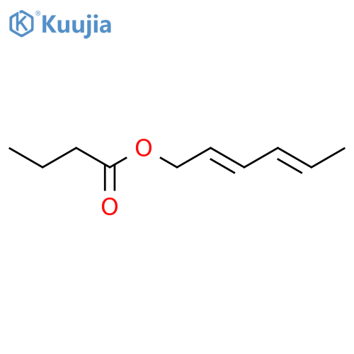 Butanoic acid,2,4-hexadien-1-yl ester structure
