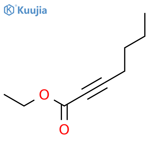 Ethyl 2-heptynoate structure