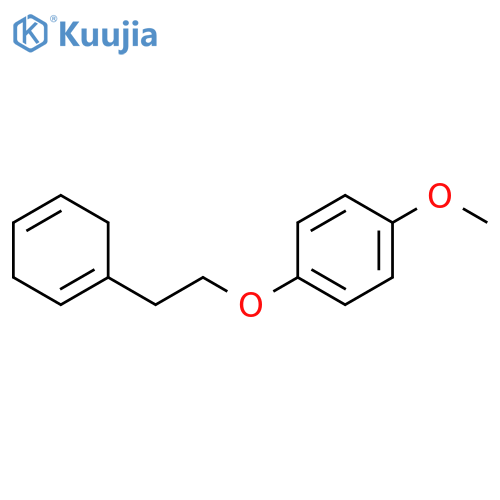 Benzene, 1-[2-(1,4-cyclohexadien-1-yl)ethoxy]-4-methoxy- structure