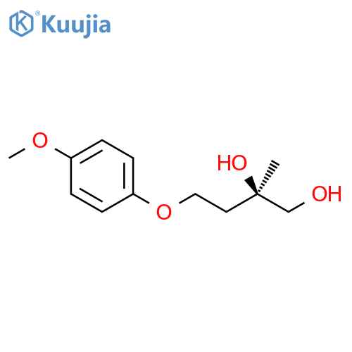 1,2-Butanediol, 4-(4-methoxyphenoxy)-2-methyl-, (R)- structure