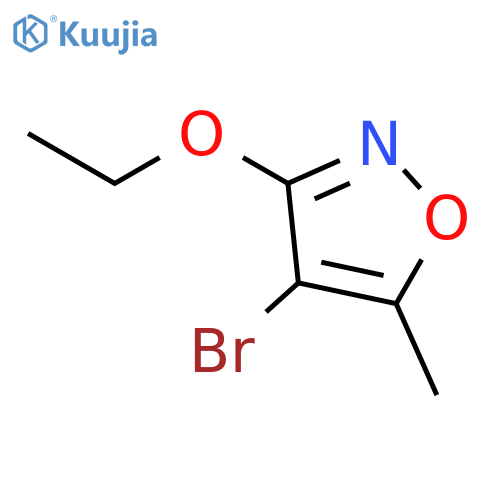 4-Bromo-3-ethoxy-5-methylisoxazole structure