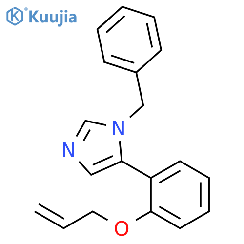 1H-Imidazole, 1-(phenylmethyl)-5-[2-(2-propenyloxy)phenyl]- structure