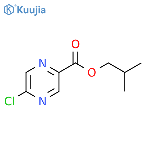 5-Chloro-pyrazine-2-carboxylic acid isobutyl ester structure