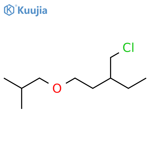 Pentane, 3-(chloromethyl)-1-(2-methylpropoxy)- structure