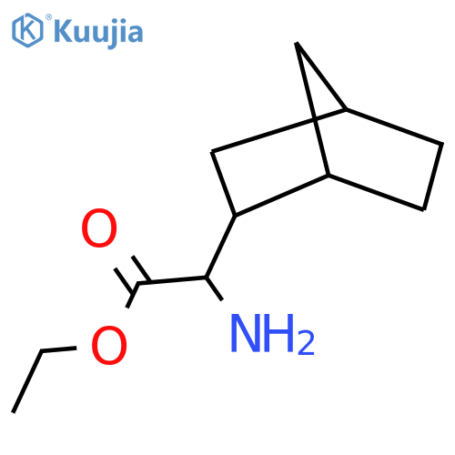 Ethyl 2-amino-2-{bicyclo[2.2.1]heptan-2-yl}acetate structure