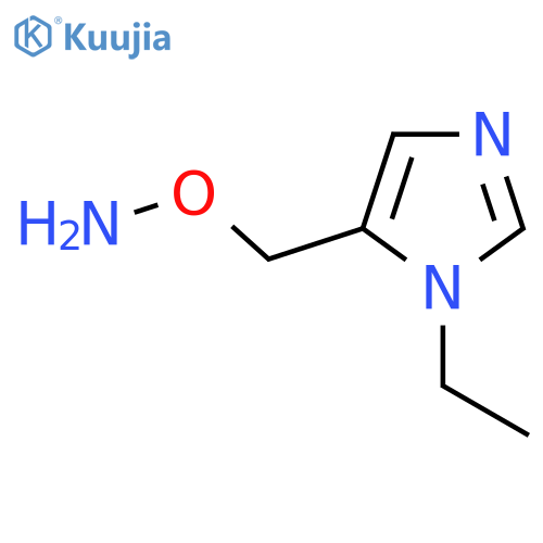O-(1-ethyl-1H-imidazol-5-yl)methylhydroxylamine structure