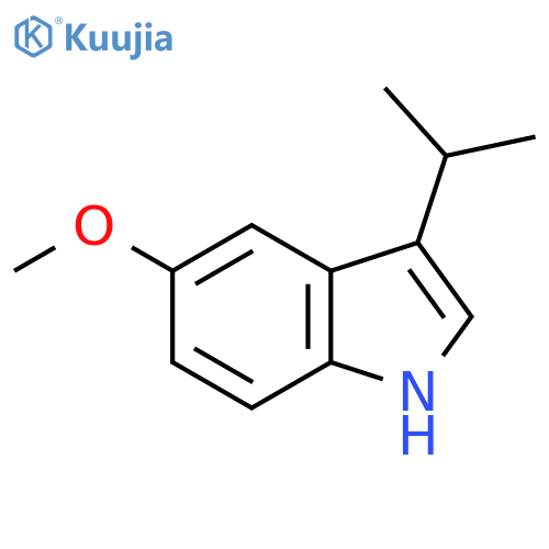 5-methoxy-3-(propan-2-yl)-1H-indole structure