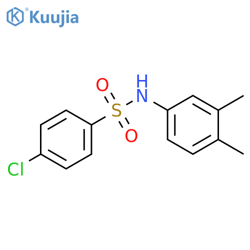 4-Chloro-N-(3,4-dimethyl-phenyl)-benzenesulfonamide structure