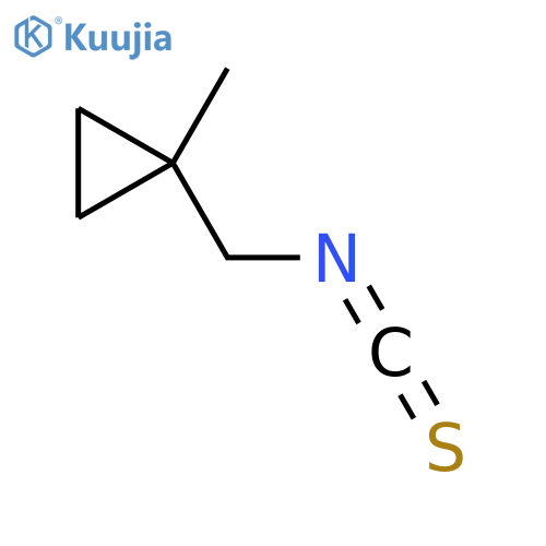 1-(Isothiocyanatomethyl)-1-methylcyclopropane structure