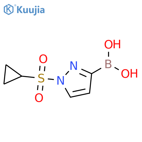 Boronic acid, B-[1-(cyclopropylsulfonyl)-1H-pyrazol-3-yl]- structure