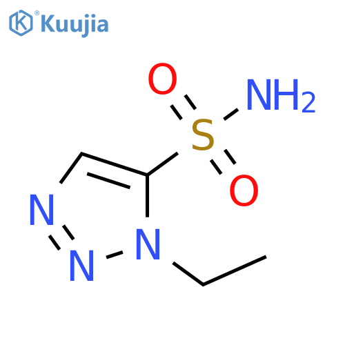 1H-1,2,3-Triazole-5-sulfonamide, 1-ethyl- structure