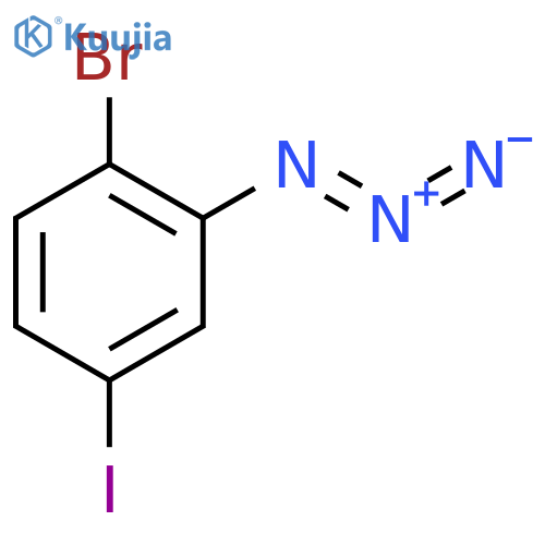 2-azido-1-bromo-4-iodobenzene structure