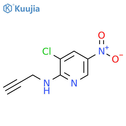 2-Pyridinamine, 3-chloro-5-nitro-N-2-propyn-1-yl- structure