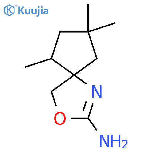 6,8,8-trimethyl-3-oxa-1-azaspiro4.4non-1-en-2-amine structure