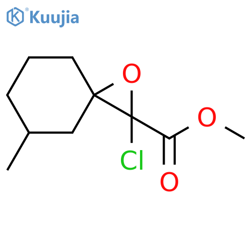 1-Oxaspiro[2.5]octane-2-carboxylic acid, 2-chloro-5-methyl-, methyl ester structure