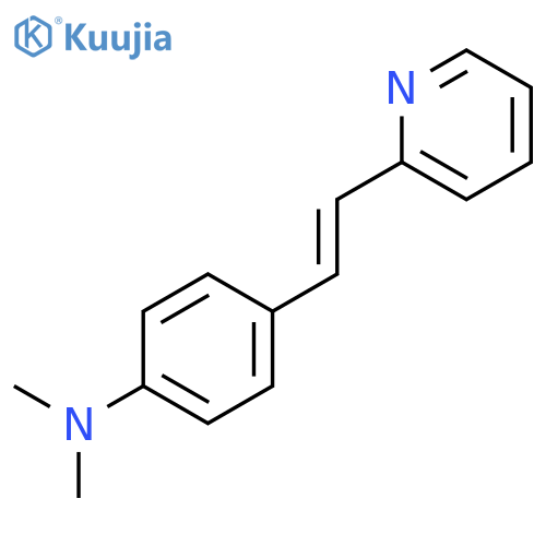 Benzenamine, N,N-dimethyl-4-[(1E)-2-(2-pyridinyl)ethenyl]- structure