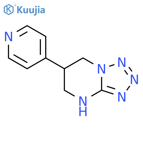 4-{4H,5H,6H,7H-1,2,3,4tetrazolo1,5-apyrimidin-6-yl}pyridine structure