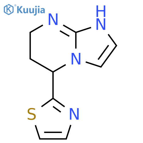 2-{5H,6H,7H,8H-imidazo1,2-apyrimidin-5-yl}-1,3-thiazole structure