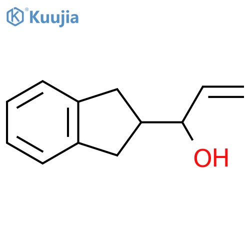 1-(2,3-dihydro-1H-inden-2-yl)prop-2-en-1-ol structure