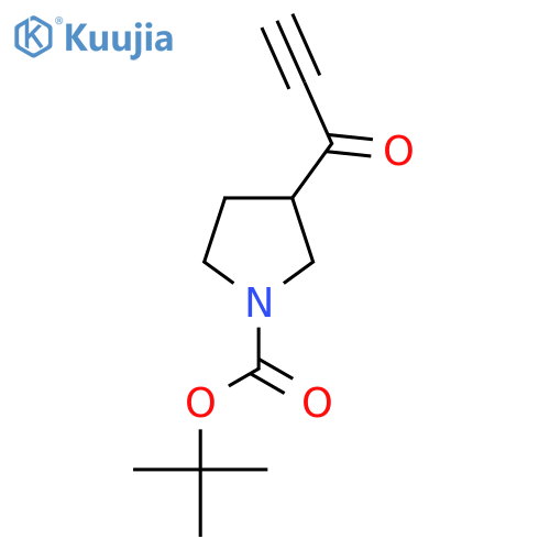 tert-Butyl 3-(prop-2-ynoyl)pyrrolidine-1-carboxylate structure