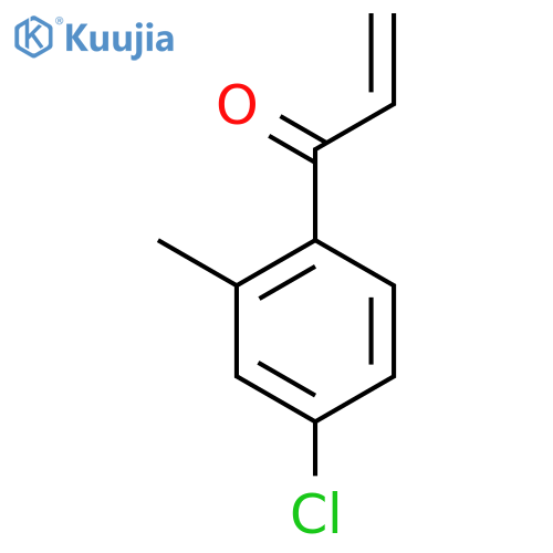 1-(4-chloro-2-methylphenyl)prop-2-en-1-one structure
