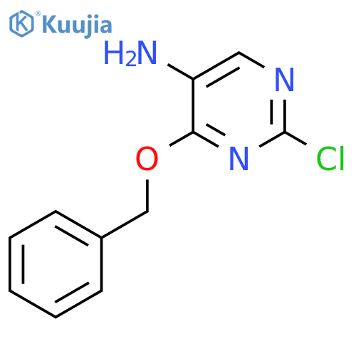 4-(benzyloxy)-2-chloropyrimidin-5-amine structure