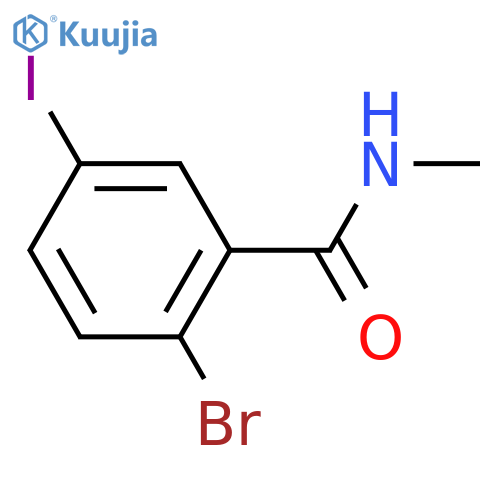 2-Bromo-5-iodo-N-methylbenzamide structure