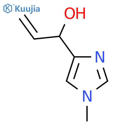1-(1-methyl-1H-imidazol-4-yl)prop-2-en-1-ol structure