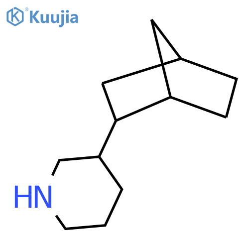 3-{bicyclo2.2.1heptan-2-yl}piperidine structure