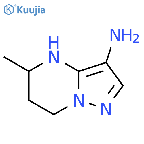 5-methyl-4H,5H,6H,7H-pyrazolo1,5-apyrimidin-3-amine structure