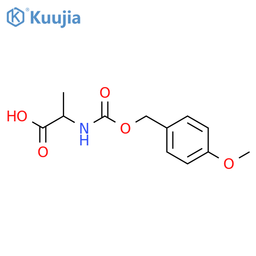 L-Alanine, N-[[(4-methoxyphenyl)methoxy]carbonyl]- structure