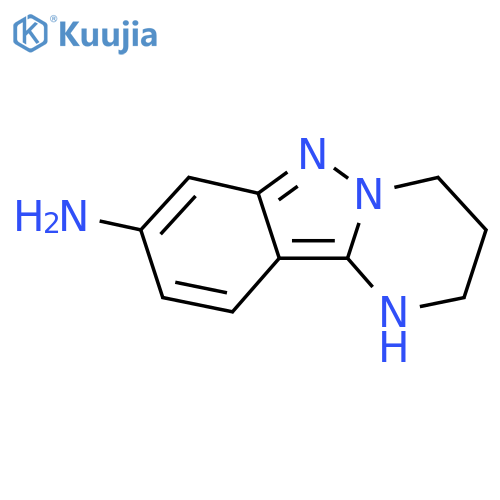 1H,2H,3H,4H-pyrimido1,2-bindazol-8-amine structure