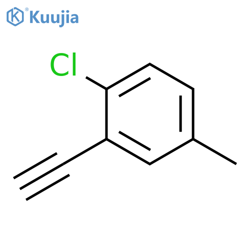1-Chloro-2-ethynyl-4-methylbenzene structure
