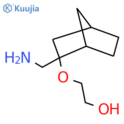 2-{2-(aminomethyl)bicyclo2.2.1heptan-2-yloxy}ethan-1-ol structure
