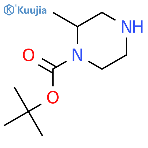 tert-butyl (2S)-2-methylpiperazine-1-carboxylate structure