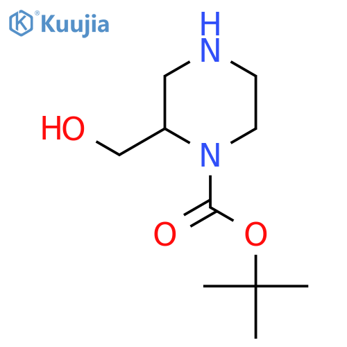 (R)-1-Boc-2-Hydroxymethyl-piperazine structure