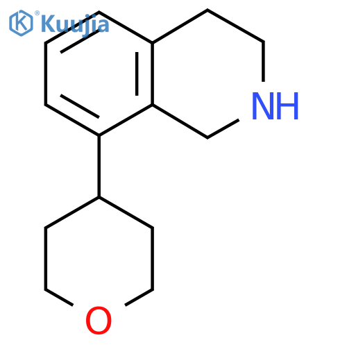 8-(oxan-4-yl)-1,2,3,4-tetrahydroisoquinoline structure