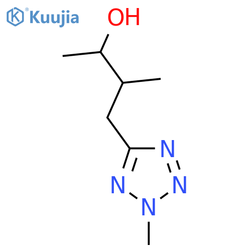 3-Methyl-4-(2-methyl-2H-1,2,3,4-tetrazol-5-yl)butan-2-ol structure
