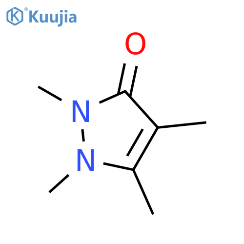 3H-Pyrazol-3-one, 1,2-dihydro-1,2,4,5-tetramethyl- structure