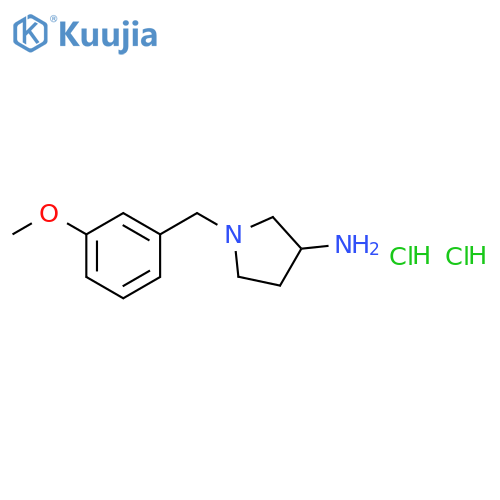 1-(3-Methoxybenzyl)pyrrolidin-3-amine dihydrochloride structure