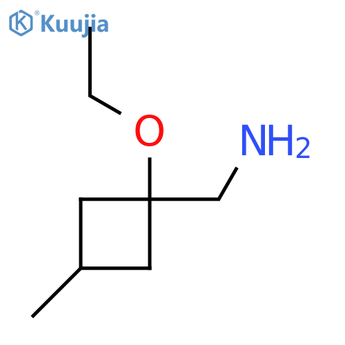 (1-ethoxy-3-methylcyclobutyl)methanamine structure