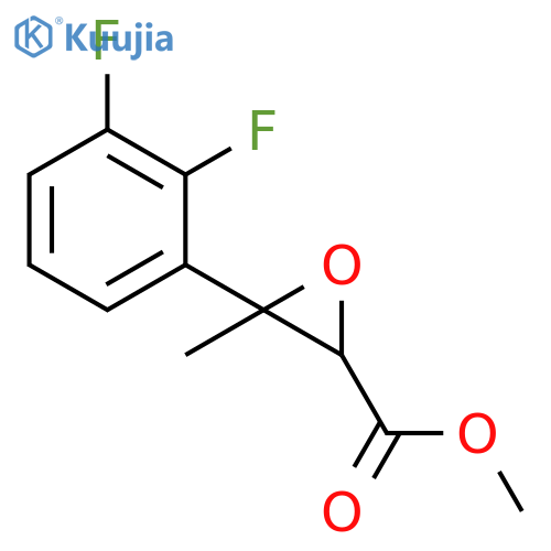 2-Oxiranecarboxylic acid, 3-(2,3-difluorophenyl)-3-methyl-, methyl ester structure