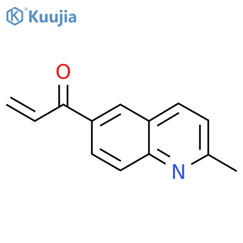 1-(2-methylquinolin-6-yl)prop-2-en-1-one structure