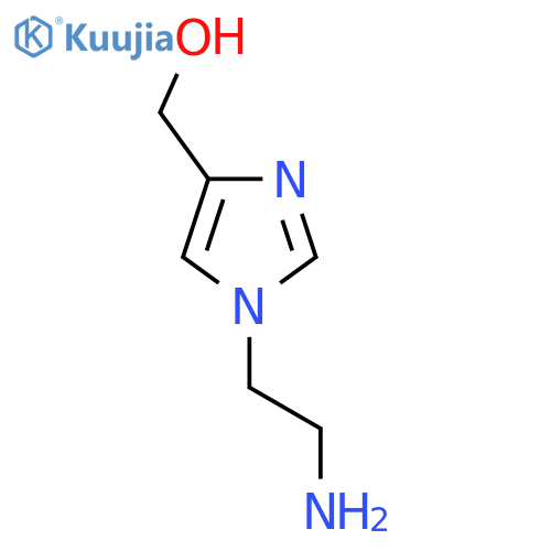 1-(2-aminoethyl)-1H-imidazol-4-ylmethanol structure