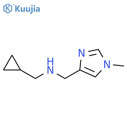 1H-Imidazole-4-methanamine, N-(cyclopropylmethyl)-1-methyl- structure
