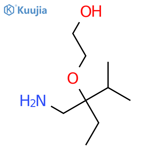 2-{3-(aminomethyl)-2-methylpentan-3-yloxy}ethan-1-ol structure