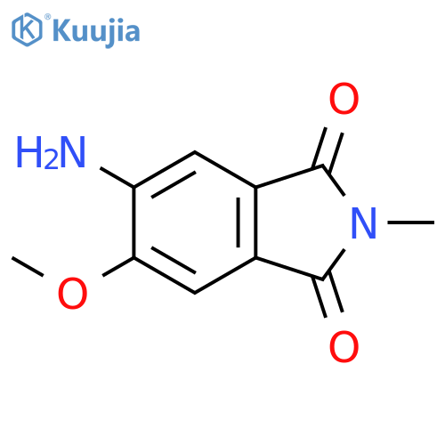 5-amino-6-methoxy-2-methyl-1H-Isoindole-1,3(2H)-dione structure