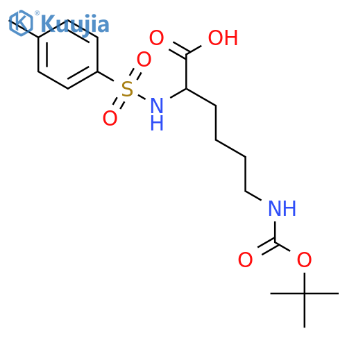 Na-Tosyl-Ne-Boc-L-lysine structure