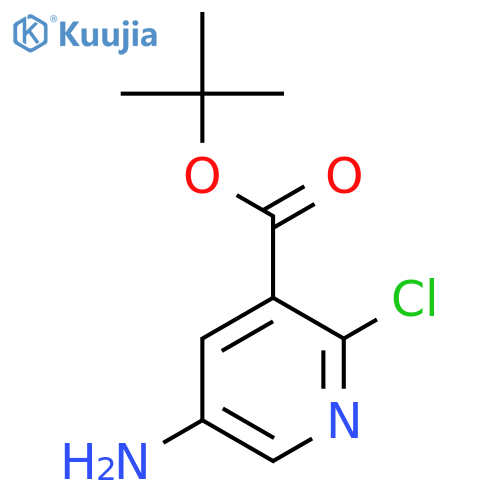 tert-Butyl 5-amino-2-chloronicotinate structure