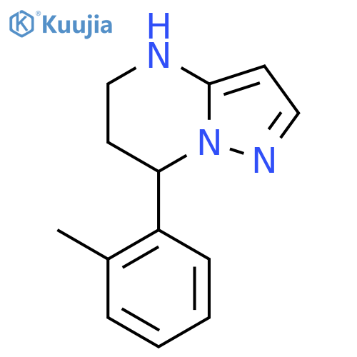 7-(2-methylphenyl)-4H,5H,6H,7H-pyrazolo1,5-apyrimidine structure